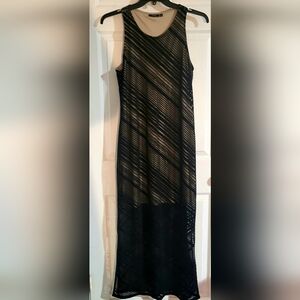 Apt. 9 Black and Cream Maxi Dress